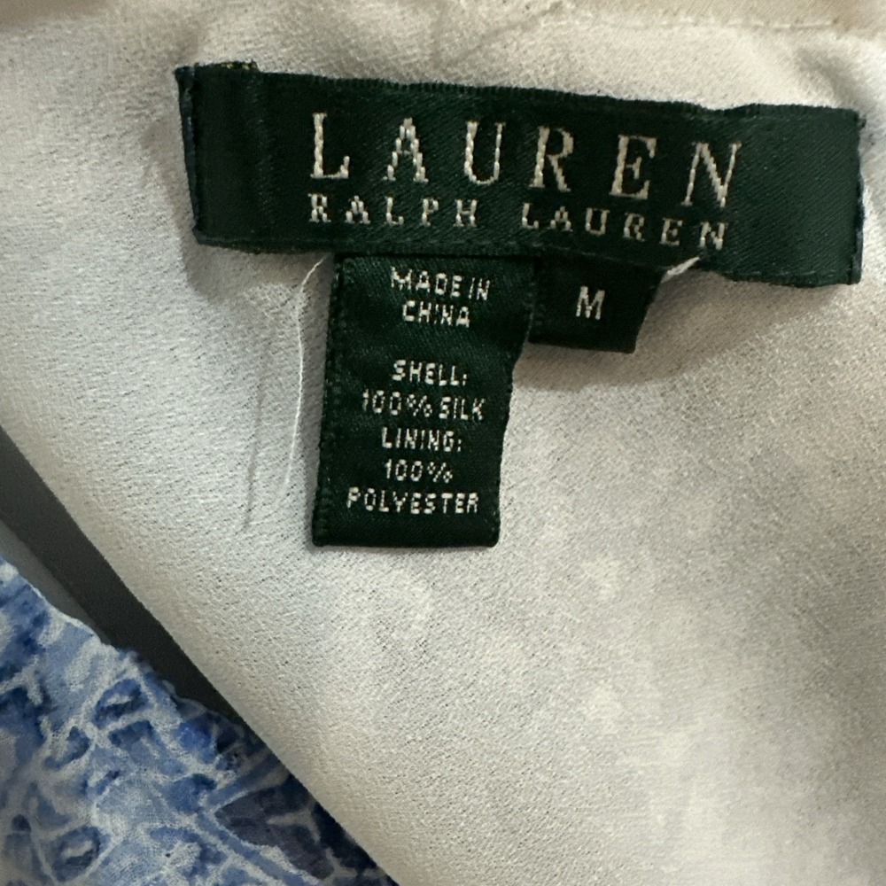 Lauren Ralph Lauren Blue & White Paisley Maxi Skirt - Picture 2 of 9
